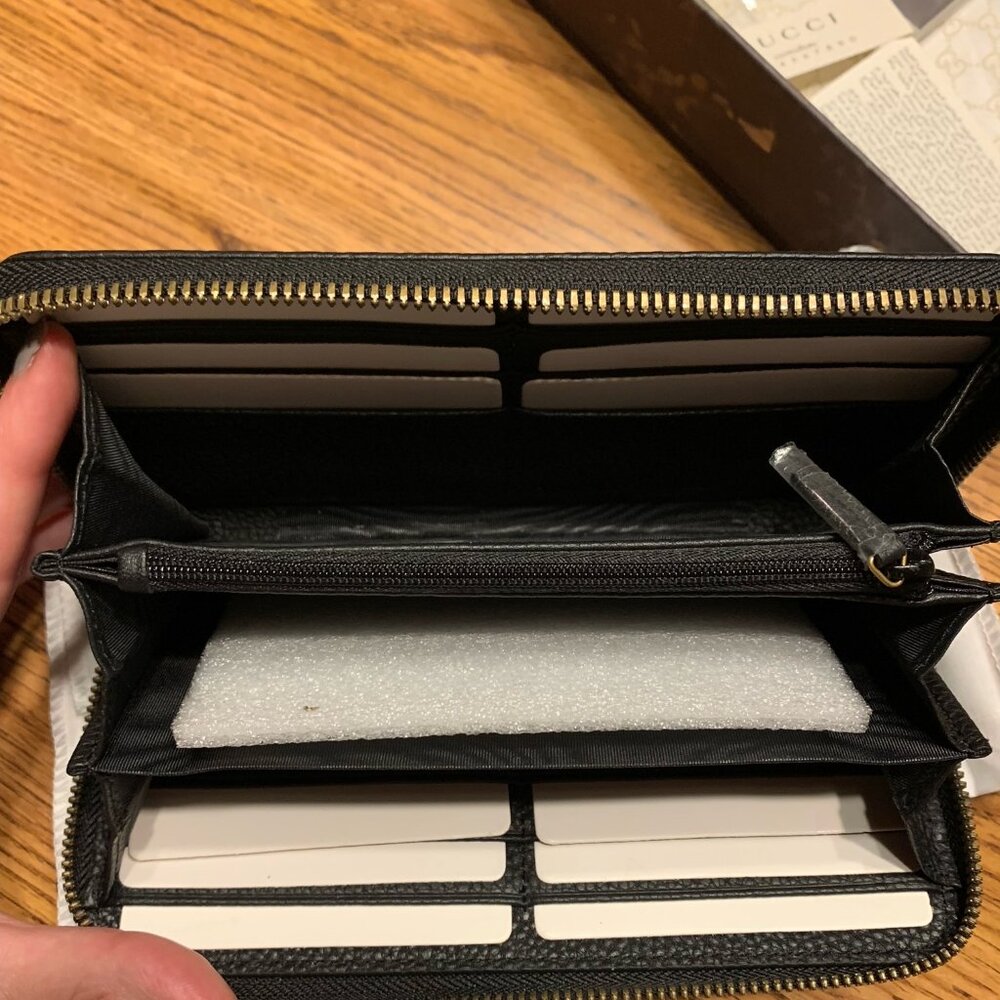 New in box Gucci Marmont long butterfly leather wallet - Picture 2 of 14